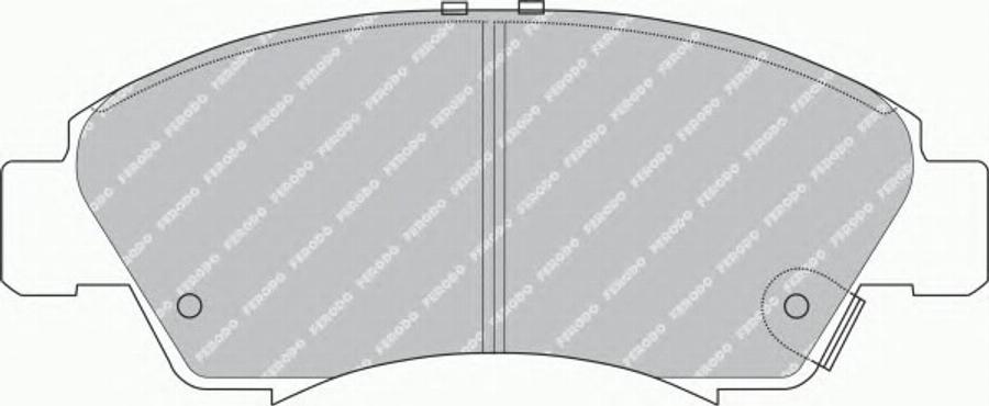 Ferodo FSL777 - Kit de plaquettes de frein, frein à disque cwaw.fr