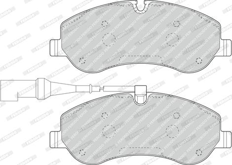 Ferodo FVR4909 - Kit de plaquettes de frein, frein à disque cwaw.fr