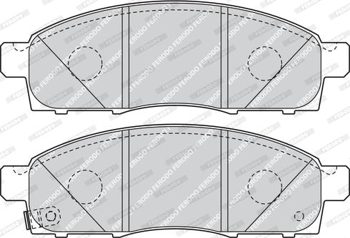 Ferodo FVR4415 - Kit de plaquettes de frein, frein à disque cwaw.fr