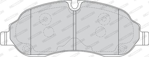 Ferodo FVR4661 - Kit de plaquettes de frein, frein à disque cwaw.fr