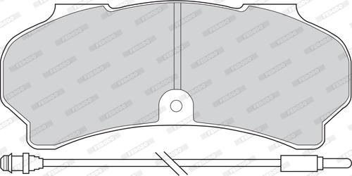 Ferodo FVR626 - Kit de plaquettes de frein, frein à disque cwaw.fr