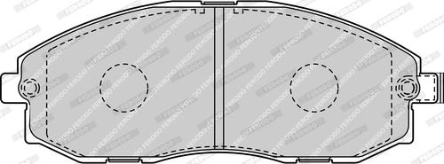 Ferodo FVR1498-D - Kit de plaquettes de frein, frein à disque cwaw.fr