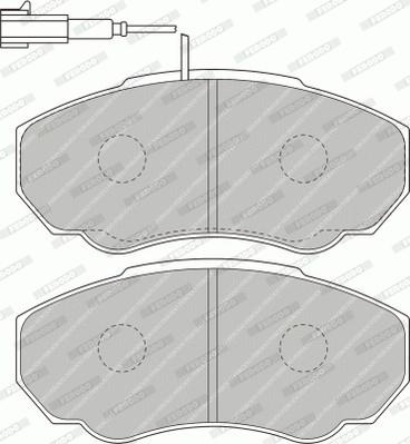 Ferodo FVR1478 - Kit de plaquettes de frein, frein à disque cwaw.fr