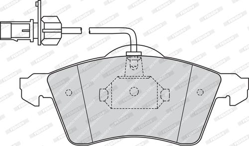 Ferodo FVR1518 - Kit de plaquettes de frein, frein à disque cwaw.fr