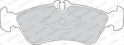 Ferodo FVR1045 - Kit de plaquettes de frein, frein à disque cwaw.fr