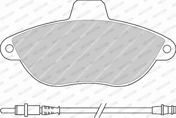 Ferodo FVR1002 - Kit de plaquettes de frein, frein à disque cwaw.fr