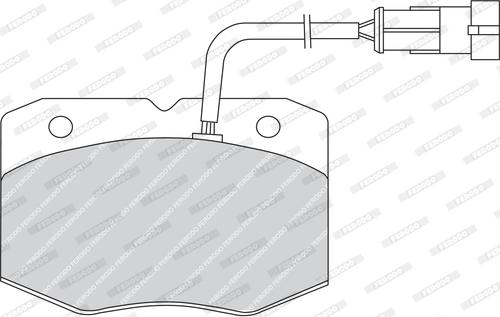 Ferodo FVR1352 - Kit de plaquettes de frein, frein à disque cwaw.fr