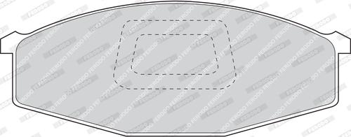 Ferodo FVR321 - Kit de plaquettes de frein, frein à disque cwaw.fr