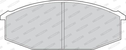 Ferodo FVR215 - Kit de plaquettes de frein, frein à disque cwaw.fr