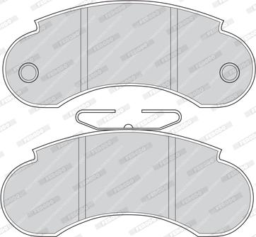 Ferodo FVR752 - Kit de plaquettes de frein, frein à disque cwaw.fr