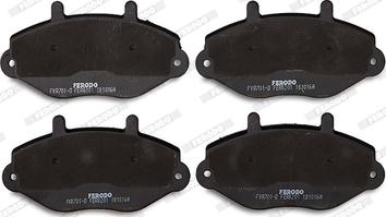 Ferodo FVR701-D - Kit de plaquettes de frein, frein à disque cwaw.fr