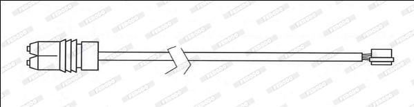 Ferodo FWI338 - Contact d'avertissement, usure des plaquettes de frein cwaw.fr