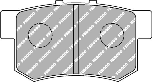 Ferodo Racing FDS956 - Kit de plaquettes de frein, frein à disque cwaw.fr