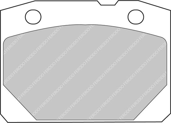 Ferodo Racing FCP96H - Kit de plaquettes de frein, frein à disque cwaw.fr