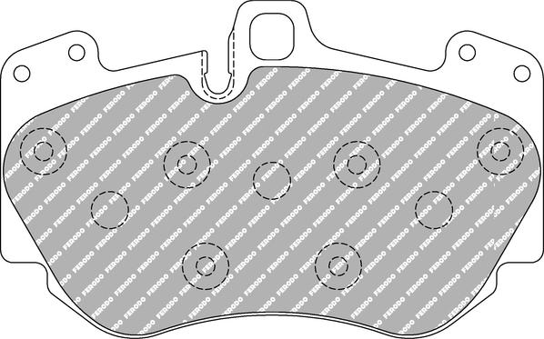 Ferodo Racing FCP4467H - Kit de plaquettes de frein, frein à disque cwaw.fr