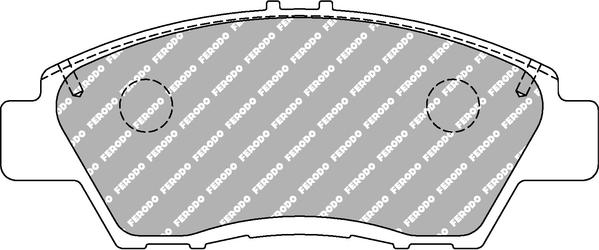 Ferodo Racing FCP4404H - Kit de plaquettes de frein, frein à disque cwaw.fr