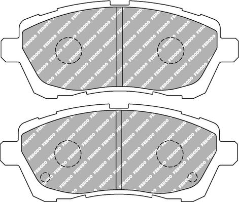 Ferodo Racing FCP4426H - Kit de plaquettes de frein, frein à disque cwaw.fr