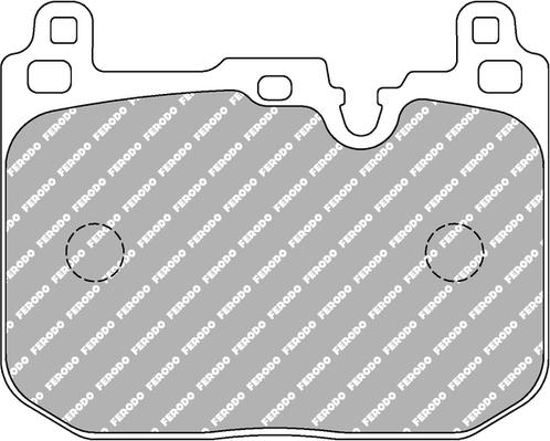 Ferodo Racing FCP4611H - Kit de plaquettes de frein, frein à disque cwaw.fr