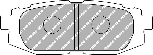 Ferodo Racing FCP4187H - Kit de plaquettes de frein, frein à disque cwaw.fr