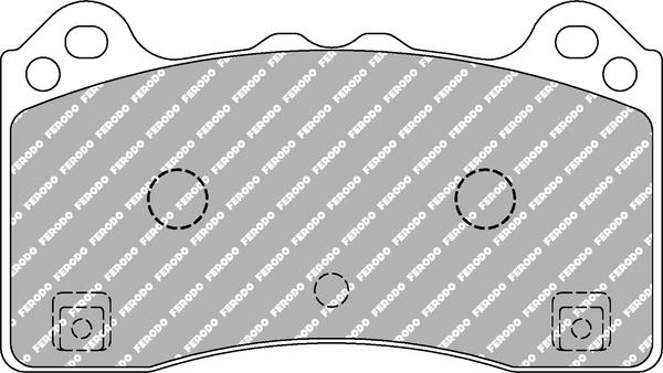 Ferodo Racing FCP4830H - Kit de plaquettes de frein, frein à disque cwaw.fr