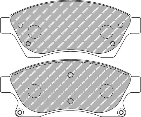 Ferodo Racing FCP4262W - Kit de plaquettes de frein, frein à disque cwaw.fr