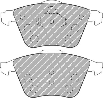 Ferodo Racing FCP4223H - Kit de plaquettes de frein, frein à disque cwaw.fr