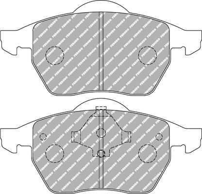 Ferodo Racing FCP590H - Kit de plaquettes de frein, frein à disque cwaw.fr