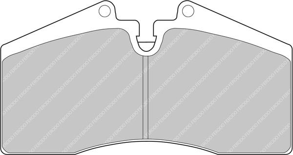 Ferodo Racing FCP560H - Kit de plaquettes de frein, frein à disque cwaw.fr