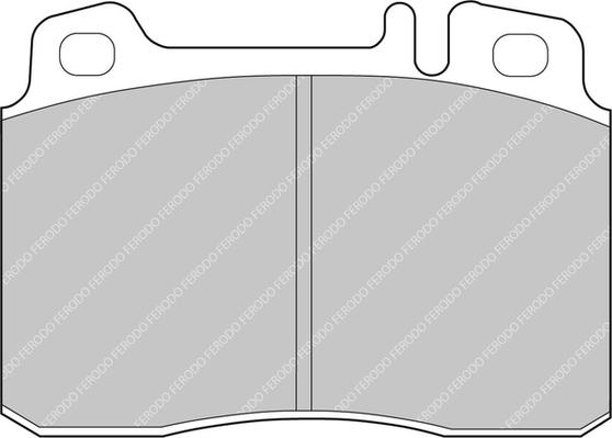 Ferodo Racing FCP646H - Kit de plaquettes de frein, frein à disque cwaw.fr