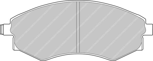 Ferodo Racing FCP600H - Kit de plaquettes de frein, frein à disque cwaw.fr