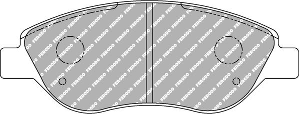 Ferodo Racing FCP1468H - Kit de plaquettes de frein, frein à disque cwaw.fr