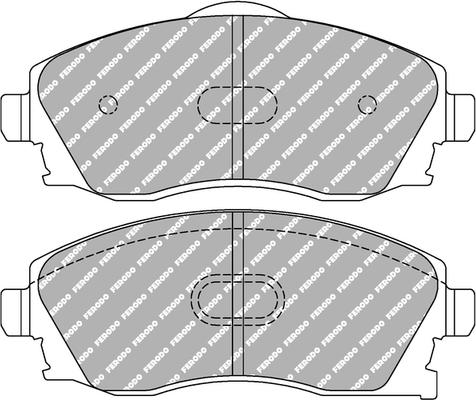 Ferodo Racing FCP1424H - Kit de plaquettes de frein, frein à disque cwaw.fr