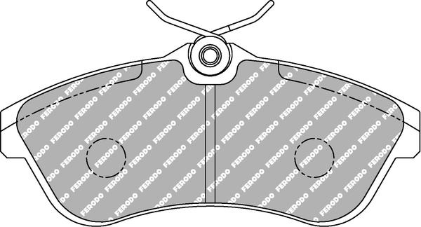 Ferodo Racing FCP1543H - Kit de plaquettes de frein, frein à disque cwaw.fr