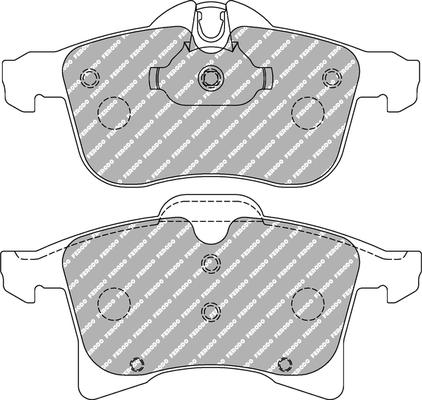 Ferodo Racing FCP1640H - Kit de plaquettes de frein, frein à disque cwaw.fr