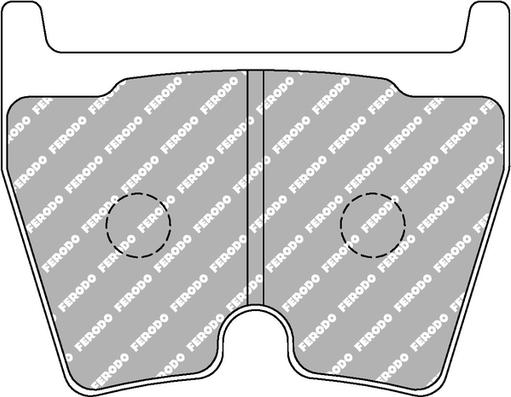 Ferodo Racing FCP1664H - Kit de plaquettes de frein, frein à disque cwaw.fr