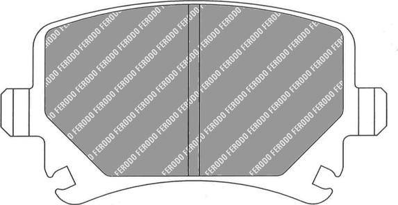 Ferodo Racing FCP1636R - Kit de plaquettes de frein, frein à disque cwaw.fr