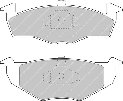 Ferodo Racing FCP1054H - Kit de plaquettes de frein, frein à disque cwaw.fr