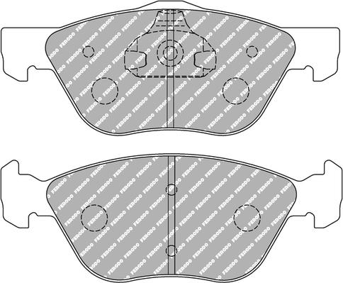 Ferodo Racing FCP1052H - Kit de plaquettes de frein, frein à disque cwaw.fr