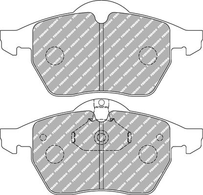 Ferodo Racing FCP1068H - Kit de plaquettes de frein, frein à disque cwaw.fr