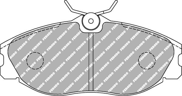 Ferodo Racing FCP1063H - Kit de plaquettes de frein, frein à disque cwaw.fr