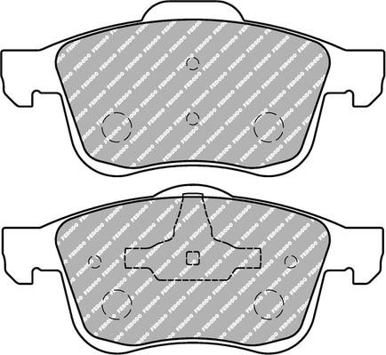 Ferodo Racing FCP1805H - Kit de plaquettes de frein, frein à disque cwaw.fr