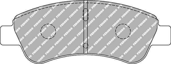 Ferodo Racing FCP1399H - Kit de plaquettes de frein, frein à disque cwaw.fr