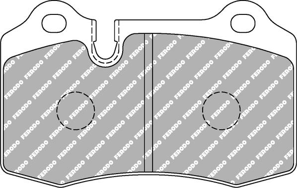 Ferodo Racing FCP1348H - Kit de plaquettes de frein, frein à disque cwaw.fr