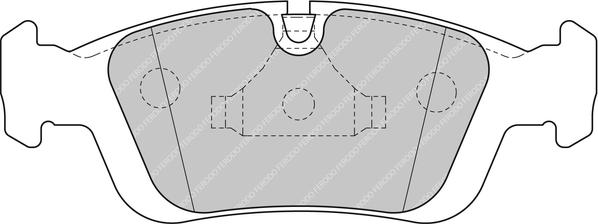 Ferodo Racing FCP1300H - Kit de plaquettes de frein, frein à disque cwaw.fr