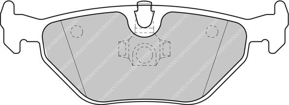 Ferodo Racing FCP1301H - Kit de plaquettes de frein, frein à disque cwaw.fr