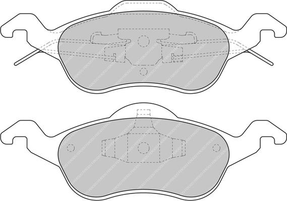 Ferodo Racing FCP1318H - Kit de plaquettes de frein, frein à disque cwaw.fr