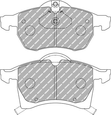 Ferodo Racing FCP1295H - Kit de plaquettes de frein, frein à disque cwaw.fr