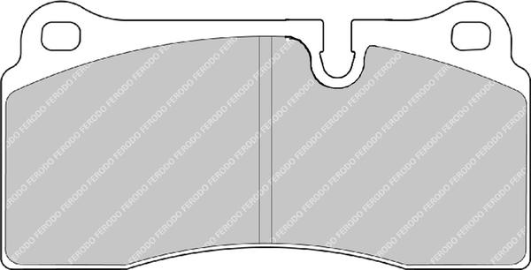 Ferodo Racing FDS1281 - Kit de plaquettes de frein, frein à disque cwaw.fr