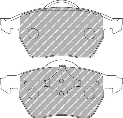 Ferodo Racing FCP1717H - Kit de plaquettes de frein, frein à disque cwaw.fr