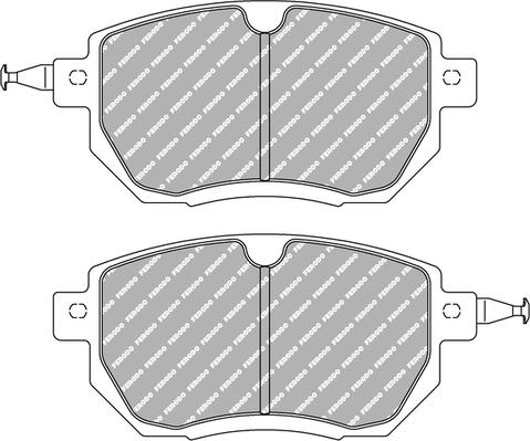 Ferodo Racing FCP1786H - Kit de plaquettes de frein, frein à disque cwaw.fr